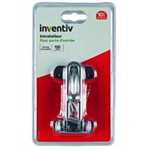 Entrabailleur de porte d'entrée finition nickel - INVENTIV