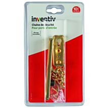 Entrabailleur à chaîne de porte d'entrée Dorée - INVENTIV