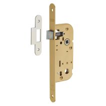Serrure à encastrer porte sans fermeture axe 40mm - INVENTIV