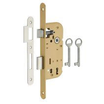Serrure à encastrer avec 2 clés fournies axe 40mm - INVENTIV