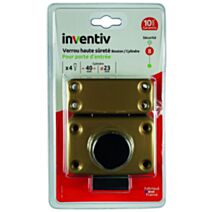 Verrou haute sécurité porte d'entrée Ø23xL.40mm - INVENTIV