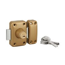 Verrou haute sécurité porte d'entrée double cylindre diam 23mm L.45mm - INVENTIV