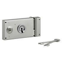 Serrure en applique horizontale 140x82mm, ouverture droite  - INVENTIV