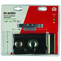 Serrure en applique horizontale 140x82mm, ouverture droite  - INVENTIV