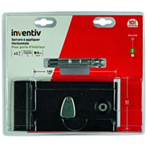 Serrure en applique horizontale 140*82mm, ouverture gauche - INVENTIV