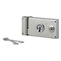 Serrure en applique horizontale 140x82mm, ouverture gauche - INVENTIV