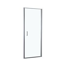 Porte douche pivotante verre transparent 90cm chromé - INVENTIV