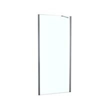 Retour fixe douche à associer verre transparent 80cm chromé - INVENTIV