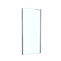 Retour fixe douche à associer verre transparent 90cm chromé - INVENTIV