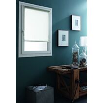 Store enrouleur tamisant sans perçage blanc 40x160cm - INVENTIV