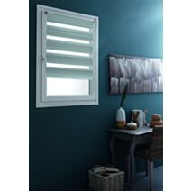 Store enrouleur Jour/Nuit sans perçage gris clair 40x160cm - INVENTIV