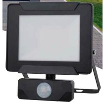 Projecteur extérieur LED détection Héra 20W 1400lm noir - INVENTIV
