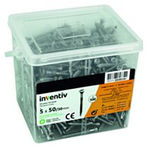 500 vis étoile Inox pour terrasse bois A2 5x50mm - INVENTIV