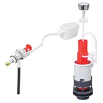 Mécanisme chasse d'eau simple chasse commande mécanique robinet flotteur latéral - INVENTIV
