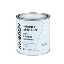 Peinture Murs Boiseries Radiateurs mat 0,5L blanc - INVENTIV