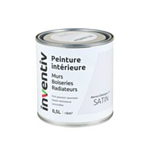 Peinture Murs Boiseries Radiateurs satin 0,5L marron chataigne 7 - INVENTIV