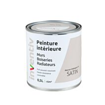 Peinture Murs Boiseries Radiateurs satin 0,5L marron chataigne 6 - INVENTIV