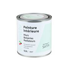 Peinture Murs Boiseries Radiateurs satin 0,5L vert prairie 7 - INVENTIV