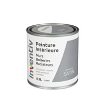 Peinture Murs Boiseries Radiateurs satin 0,5L gris fer 2 - INVENTIV