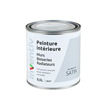 Peinture Murs Boiseries Radiateurs satin 0,5L gris perle 6 - INVENTIV