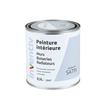 Peinture Murs Boiseries Radiateurs satin 0,5L gris zinc 6 - INVENTIV