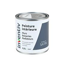 Peinture Murs Boiseries Radiateurs satin 0,5L gris zinc 2 - INVENTIV