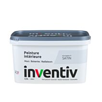 Peinture Murs Boiseries Radiateurs satin 2,5L Gris graphite 7 - INVENTIV