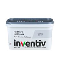 Peinture Murs Boiseries Radiateurs satin 2,5L Gris hiver 7 - INVENTIV