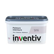Peinture Murs Boiseries Radiateurs satin 2,5L Marron taupe 7 - INVENTIV