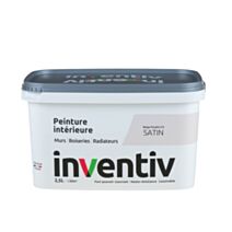Peinture Murs Boiseries Radiateurs satin 2,5L Beige poudré 6 - INVENTIV