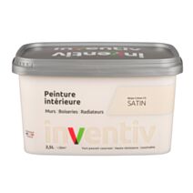 Peinture Murs Boiseries Radiateurs satin 2,5L Beige crème 6 - INVENTIV
