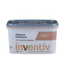 Peinture Murs Boiseries Radiateurs satin 2,5L Marron cappucino 4 - INVENTIV