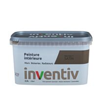 Peinture Murs Boiseries Radiateurs satin 2,5L Beige crème 1 - INVENTIV