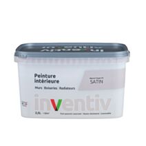 Peinture Murs Boiseries Radiateurs satin 2,5L Marron taupe 6 - INVENTIV