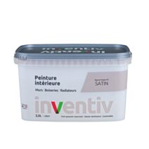 Peinture Murs Boiseries Radiateurs satin 2,5L Marron taupe 5 - INVENTIV
