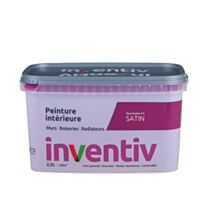 Peinture Murs Boiseries Radiateurs satin 2,5L Rose sorbet 2 - INVENTIV