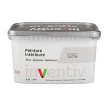 Peinture Murs Boiseries Radiateurs satin 2,5L Gris graphite 5 - INVENTIV