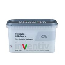 Peinture Murs Boiseries Radiateurs satin 2,5L Gris zinc 6 - INVENTIV
