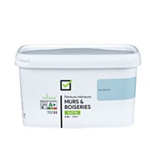 Peinture intérieure satin 2,5L Vert d'eau D2