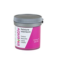 Testeur Peinture intérieure satin 0,08L violet rose 4 - INVENTIV