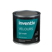 Peinture haute résistance & dépolluante Velours 0,5L Vert jungle VM2 - INVENTIV