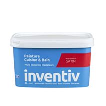 Peinture Cuisine&bain Rouge lipstick 3 satin 2L - INVENTIV