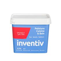 Peinture Cuisine&bain satin 0,75L rouge lipstick 3 - INVENTIV