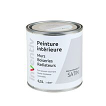 Peinture Murs Boiseries Radiateurs satin 0,5L Marron chocolat 7 - INVENTIV