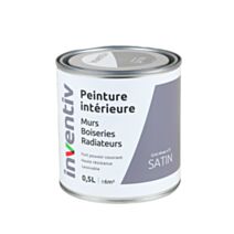 Peinture Murs Boiseries Radiateurs satin 0,5L gris hiver 3 - INVENTIV