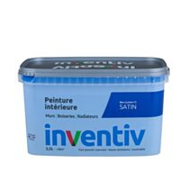Peinture Murs Boiseries Radiateurs satin 2,5L Bleu cyclade 3 - INVENTIV