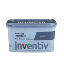 Peinture Murs Boiseries Radiateurs satin 2,5L Gris zinc 2 - INVENTIV