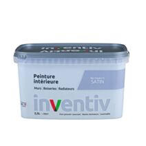 Peinture Murs Boiseries Radiateurs satin 2,5L Bleu tempête 4 - INVENTIV