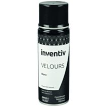 Peinture aérosol Velours 200ml Blanc - INVENTIV