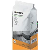 Colle carrelage sol intérieur & extérieur C2 blanc 5kg - INVENTIV